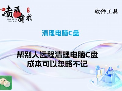 帮别人远程清理电脑C盘项目